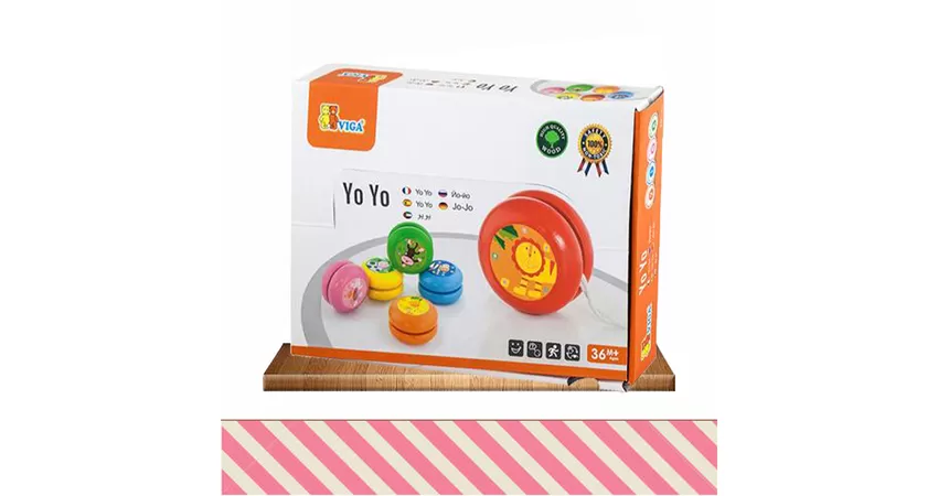 Фото 2 - Дерев'яна іграшка Viga Toys Йо-йо